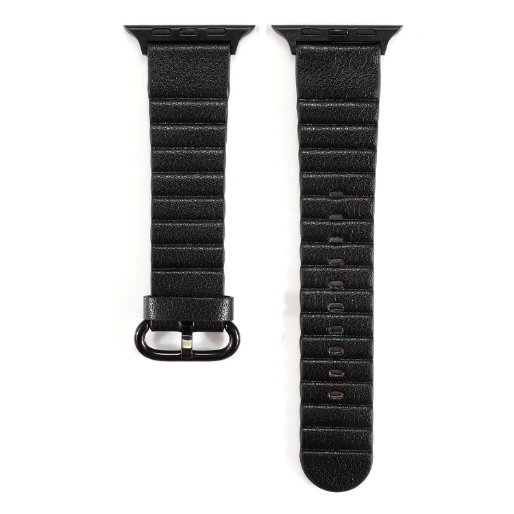Loop Stripes Replacement Strap Watchband with Iron Buckle, For Apple Watch Series 7  41mm / & 6 & SE & 5 & 4 40mm, For Apple Watch Series  7  45mm / & 6 & SE & 5 & 4 44mm