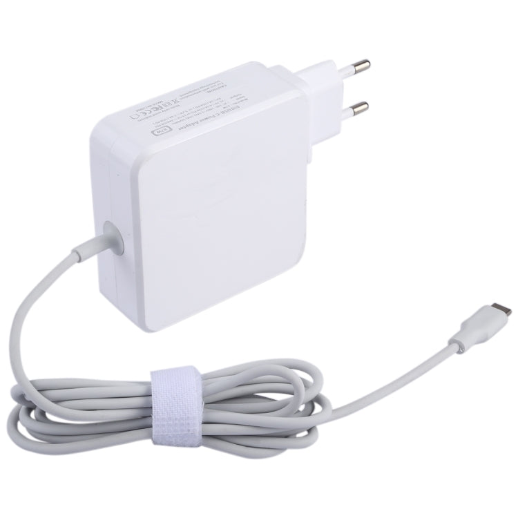 87W USB-C / Type-C Power Adapter Portable Charger with 1.8m Charging Cable, EU Plug