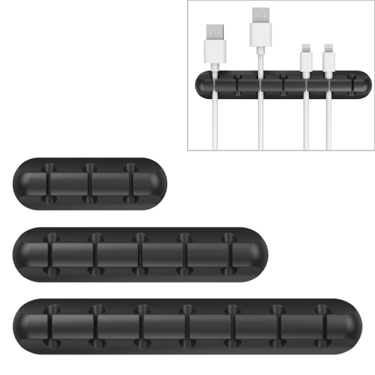 QS-357 3 PCS Desktop Charging Data Cable Organizer Winder Set, 3 PCS