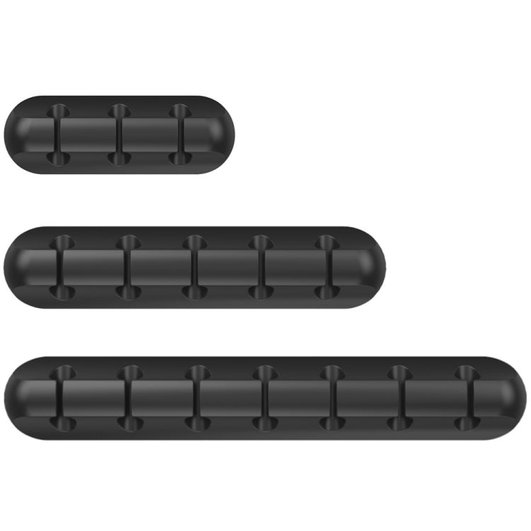 QS-357 3 PCS Desktop Charging Data Cable Organizer Winder Set, 3 PCS