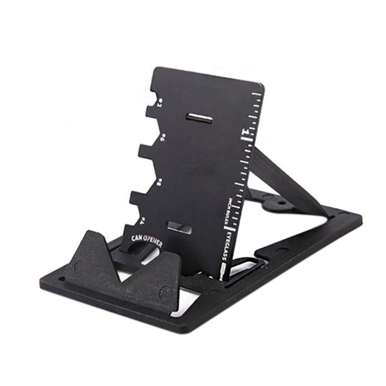 Multi-function Folding Stainless Steel Tool Card Bottle Opener Phone Holder