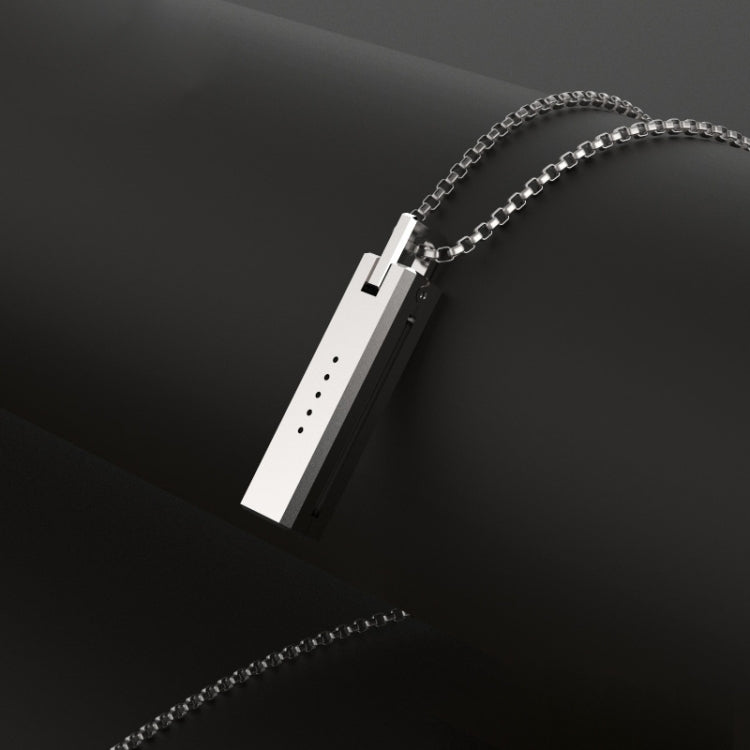 Collier pendentif magnétique sans vis en métal Mijobs pour Fitbit Flex 2, hôte non inclus