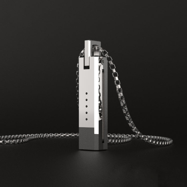 Collier pendentif magnétique sans vis en métal Mijobs pour Fitbit Flex 2, hôte non inclus
