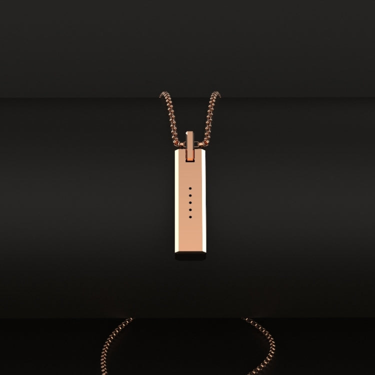 Collier pendentif magnétique sans vis en métal Mijobs pour Fitbit Flex 2, hôte non inclus