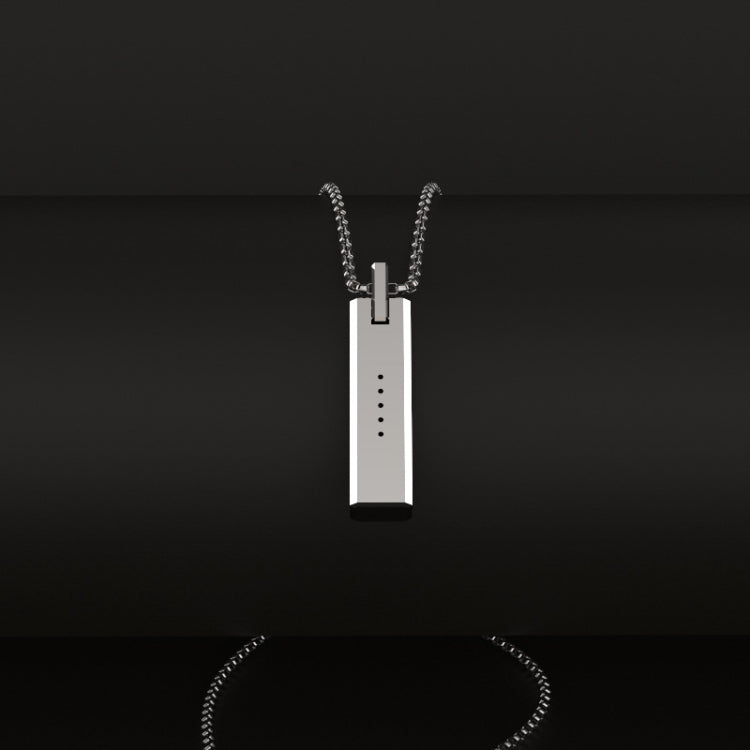 Collier pendentif magnétique sans vis en métal Mijobs pour Fitbit Flex 2, hôte non inclus