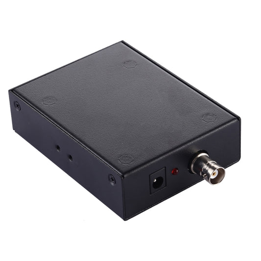 NK-A8 converter front panel showing SDI input and HDMI DVI output ports