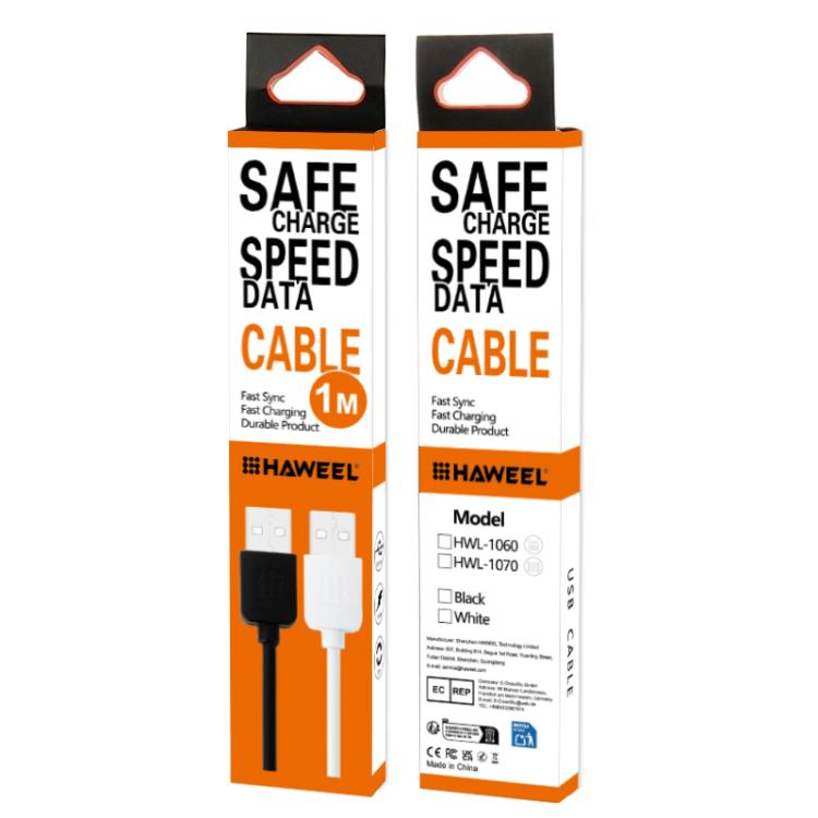 Câble de chargement et synchronisation USB HAWEEL 1 m haute vitesse 35 cœurs 8 broches pour iPhone, iPad, 8 broches 1 m, câble 8 broches 1 m, 8 broches 1 m