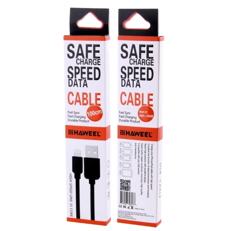 HAWEEL 1m High Speed 35 Cores 8 Pin to USB Sync Charging Cable for iPhone, iPad, 8 Pin 1m, 8 pin 1m, 8 pin Cable 1m