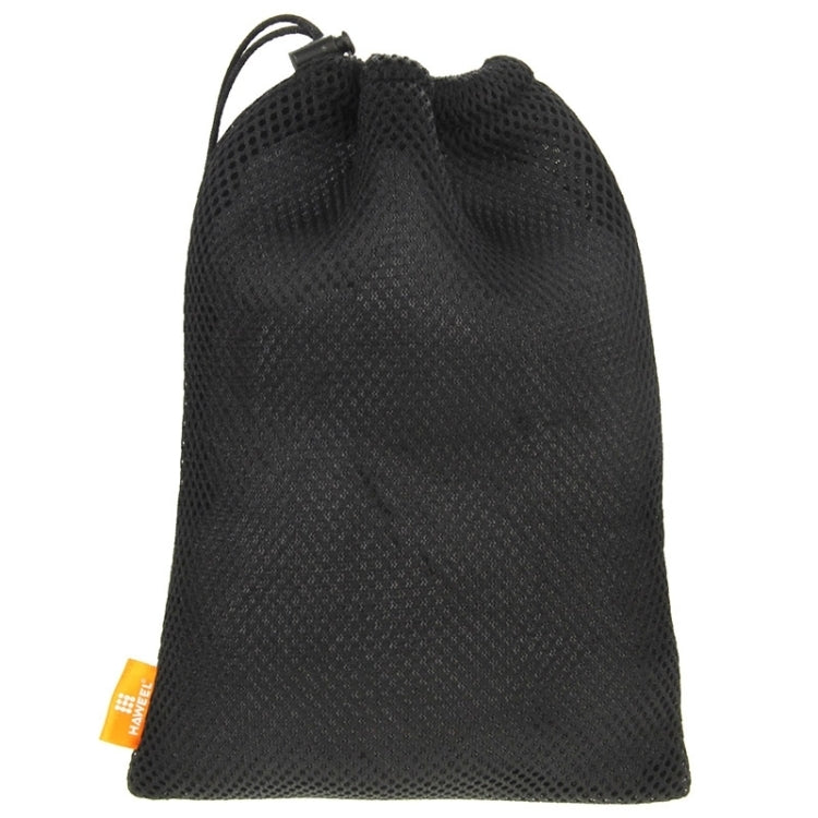HAWEEL Nylon Mesh Pouch Bag with Stay Cord for up to 9.7 inch Screen iPad and Tablet, Size: 29cm x 19cm(Black)