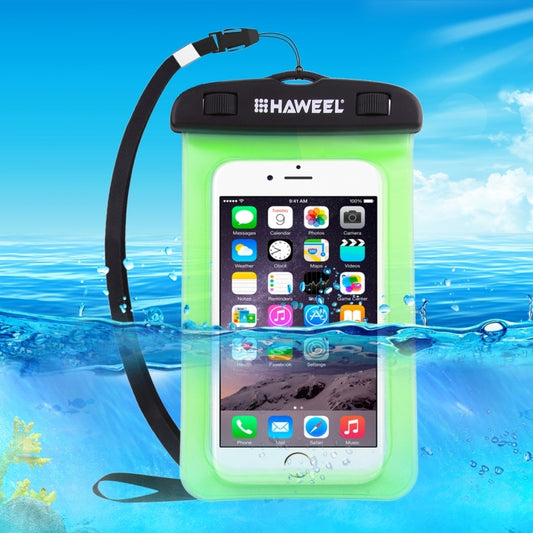 Transparent waterproof phone bag with lanyard for iPhone and Android devices