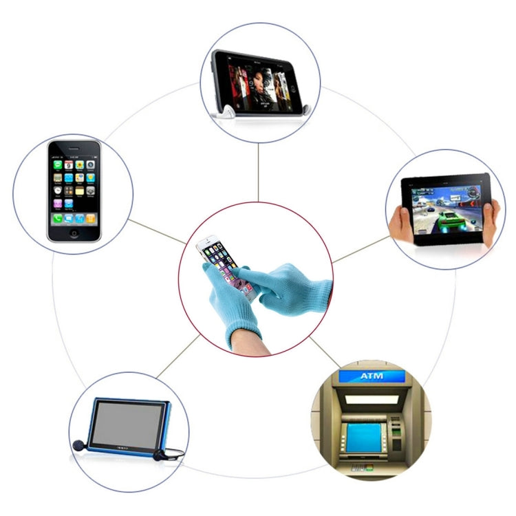 HAWEEL 16cm Three Fingers Touch Screen Gloves + DIY Christmas Decoration for Kids, Christmas Decoration Random Delivery 4 PCS