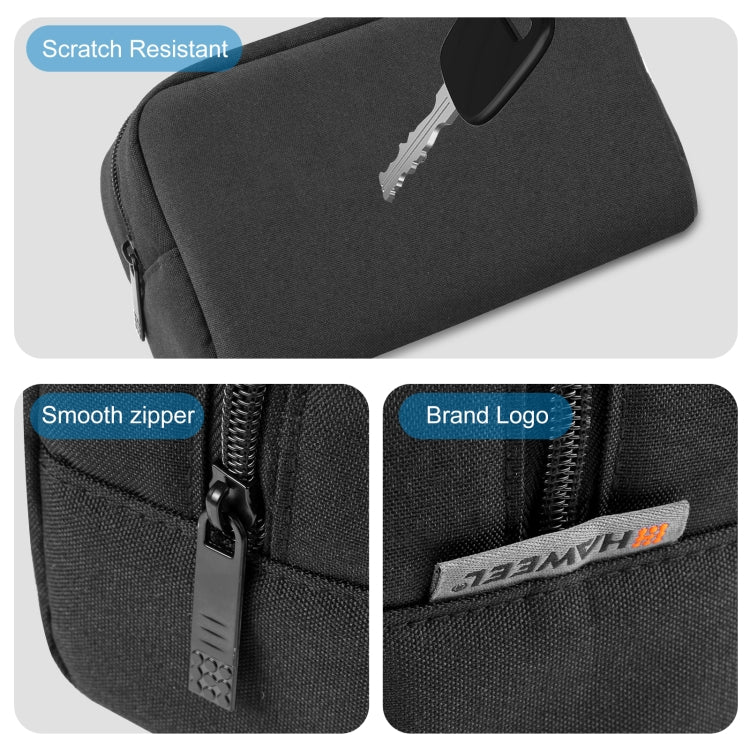 HAWEEL Electronics Organizer Storage Bag for Charger, Power Bank, Cables, Mouse, Earphones, Size: L, Electronic Organizer, Size: L
