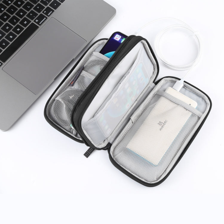 HAWEEL Electronic Organizer Double Layers Storage Bag for Cables, Charger, Power Bank, Phones, Earphones