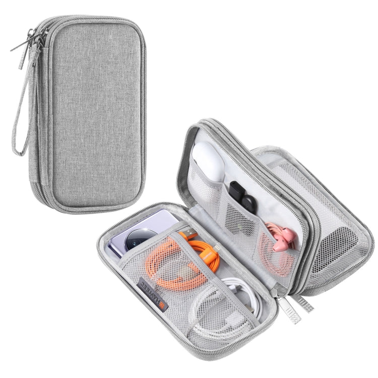 HAWEEL Electronic Organizer Double Layers Storage Bag for Cables, Charger, Power Bank, Phones, Earphones