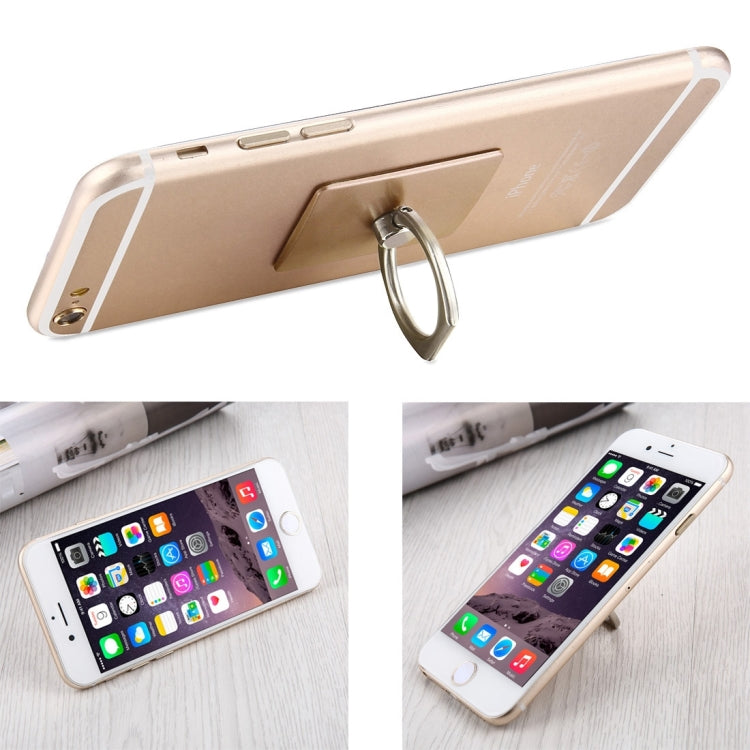 360 Degrees Rotation Ring Phone Holder, Gold, HK Stock