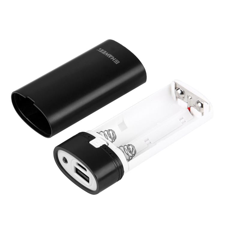HAWEEL DIY 2x 18650 Battery (Not Included) 5600mAh Power Bank Shell Box with USB Output & Indicator