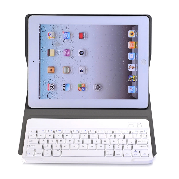 Étui universel ultra-fin à rabat horizontal en ABS pour iPad 4/3/2 avec clavier Bluetooth
