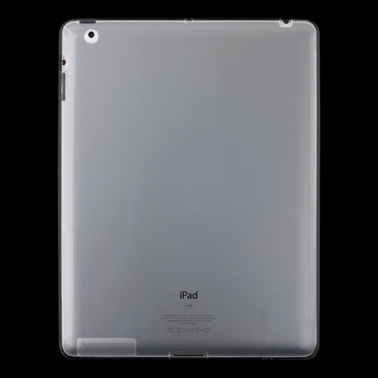For iPad 4 / 3 / 2 3mm Shockproof Transparent Protective Case