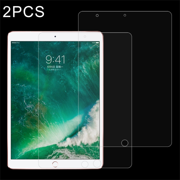 2 PCS for iPad Pro 10.5 inch 0.3mm 9H Surface Hardness Full Screen Tempered Glass Screen Protector, For iPad Pro 10.5 inch