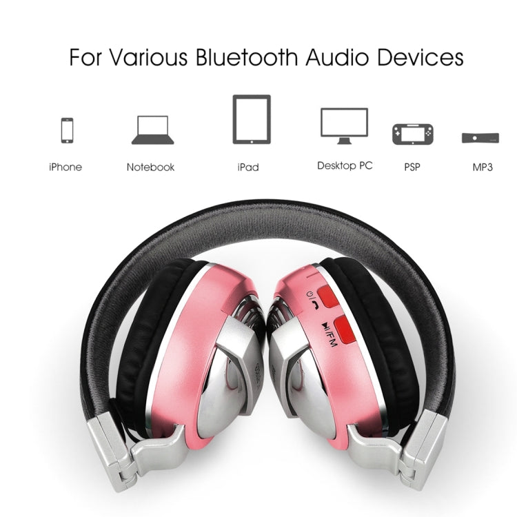 BTH-868 Stereo Sound Quality V4.2 Bluetooth Headphone, Bluetooth Distance: 10m, Support 3.5mm Audio Input & FM