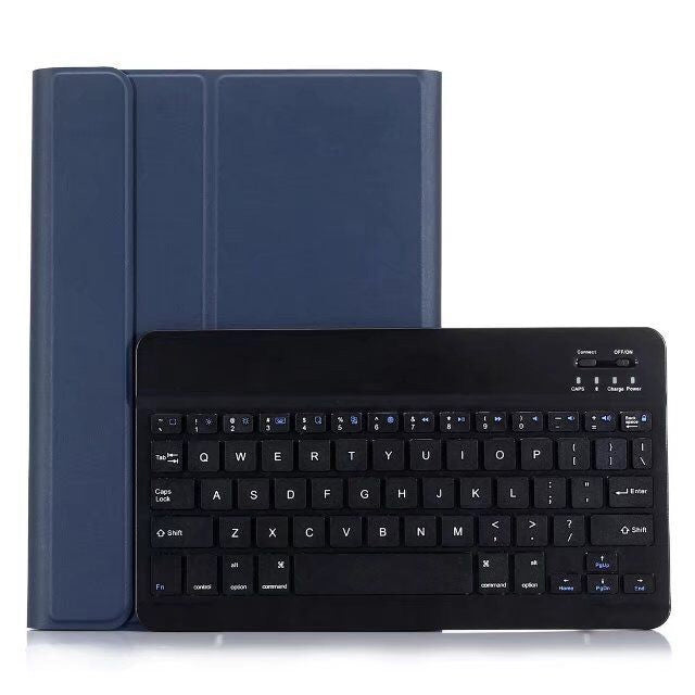 Detachable Bluetooth Keyboard + Horizontal Flip Leather Tablet Case with Holder for iPad Pro 9.7 inch, iPad Air, iPad Air 2, iPad 9.7 inch (2017), iPad 9.7 inch (2018), A07 Black, A07 Gold, A07 Blue, A07 Rose Gold