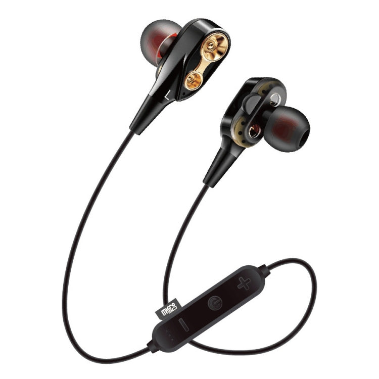 MG-G23 Portable Sports Bluetooth V5.0 Bluetooth Headphones, with 4 Speakers