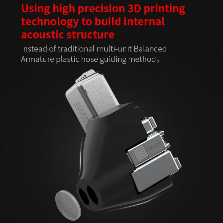 KZ AS10 Ten Unit Moving Iron In-ear HiFi Earphone without Microphone