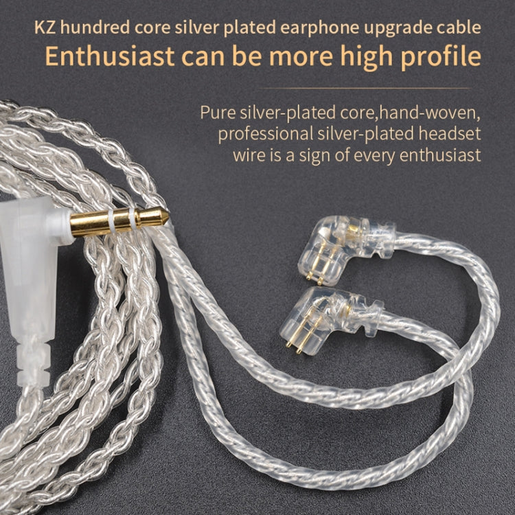 KZ C 8 Pin Oxygen-free Copper Silver Plated Upgrade Cable for KZ ZSN Earphones
