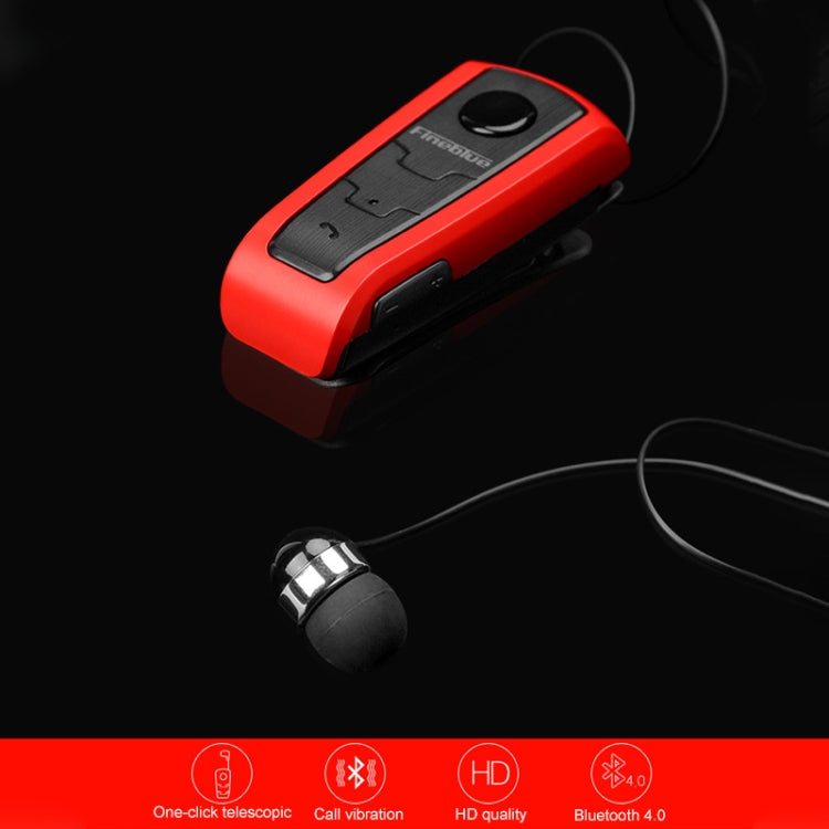 Casque Bluetooth antivol avec câble rétractable Fineblue F910 CSR4.1 et rappel de vibration