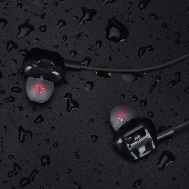 BH-I37 Bluetooth 5.0 Wire-controlled Bluetooth Earphone Built-in High-fidelity Microphone, Support Call, Black, Green, Red