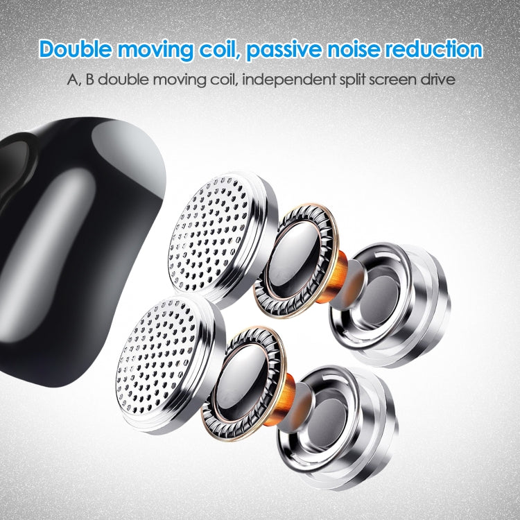 BH-I37 Bluetooth 5.0 Wire-controlled Bluetooth Earphone Built-in High-fidelity Microphone, Support Call, Black, Green, Red