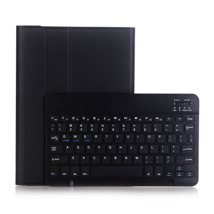 Étui en cuir ultra-fin avec clavier Bluetooth détachable pour iPad 10,2 pouces, avec fonction support, noir, bleu foncé, or, or rose
