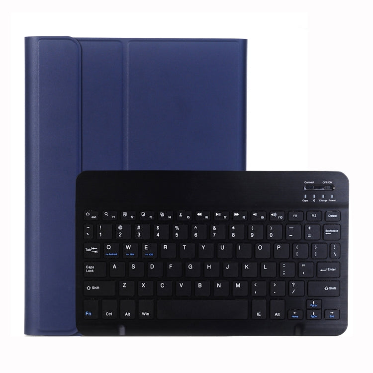 Étui en cuir ultra-fin avec clavier Bluetooth détachable pour iPad 10,2 pouces, avec fonction support, noir, bleu foncé, or, or rose