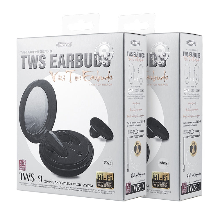 REMAX TWS-9 Bluetooth Wireless Stereo Earphone with Charging Box