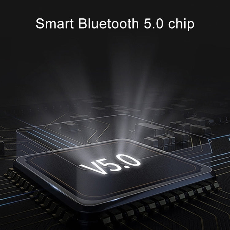 W12 IPX6 Waterproof Bluetooth 5.0 Touch Wireless Bluetooth Earphone with Charging Box, Support Power Digital Display & Breathing Light Bar & HD Call & Power Bank, W12