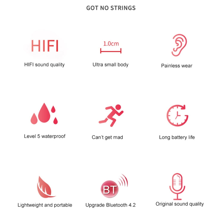 G02 Portable HIFI Bluetooth V4.2 Bluetooth Headphone