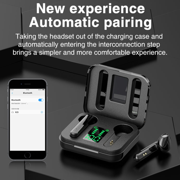 P100pro TWS Bluetooth 5.0 Touch Wireless Bluetooth Earphone with Charging Box & LED Smart Digital Display, Support Siri & Call