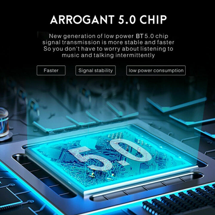 F680 Bluetooth 5.0 Fast Charging Wireless Business Sports Bluetooth Earphone