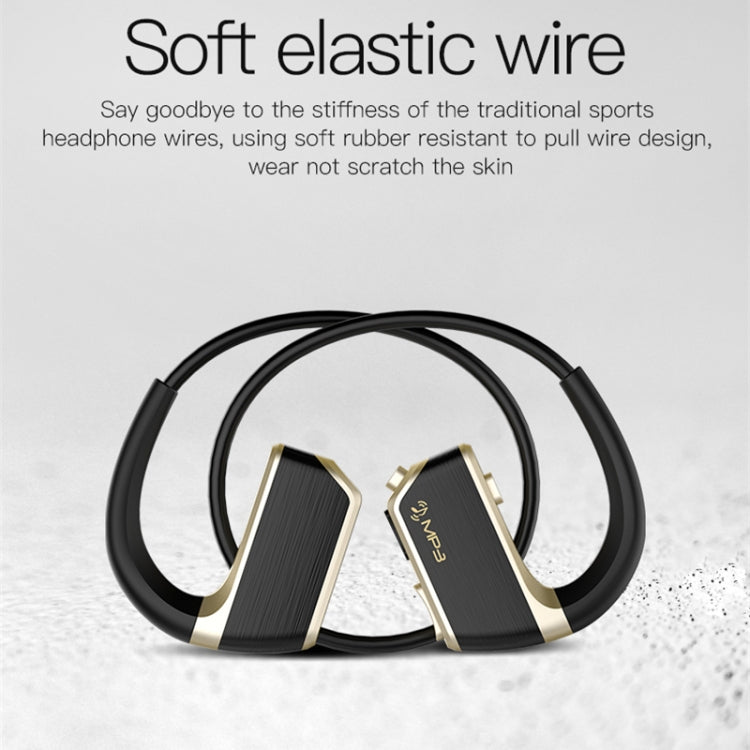 J2 Bluetooth 4.2 Binaural Hanging Type Wireless Sports Bluetooth Earphone, Built-in Memory