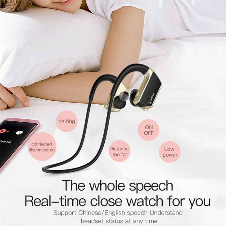 J2 Bluetooth 4.2 Binaural Hanging Type Wireless Sports Bluetooth Earphone, Built-in Memory