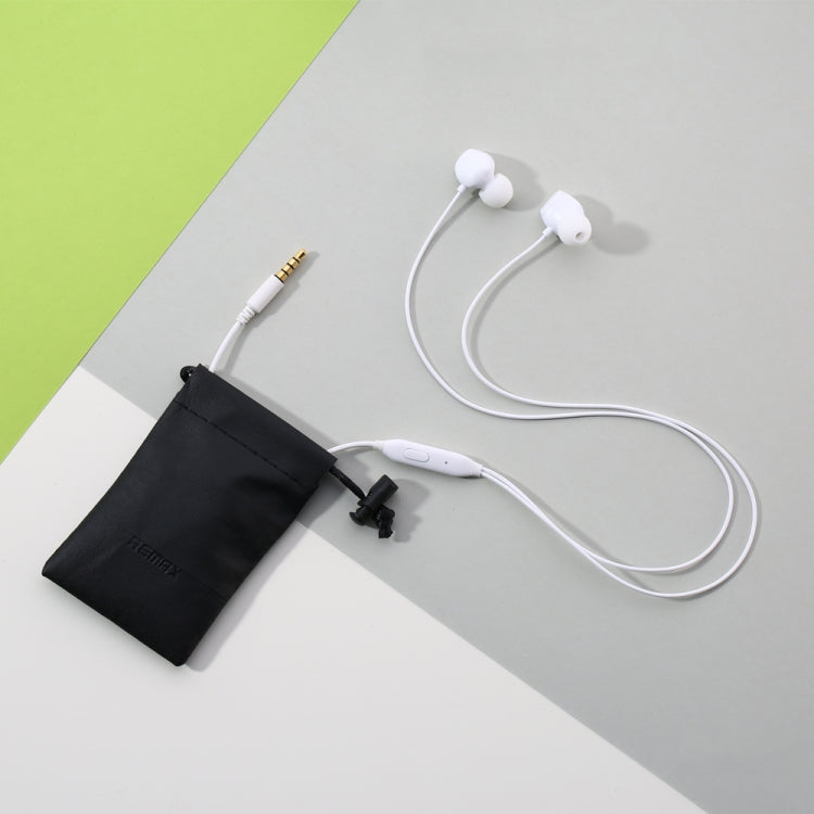 REMAX RM-550 Écouteurs intra-auriculaires stéréo 3,5 mm avec micro et commande filaire, compatible mains libres