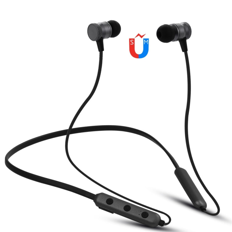 BT-890 Bluetooth 4.2 Hanging Neck Design Bluetooth Headset, Support Music Play & Switching & Volume Control & Answer