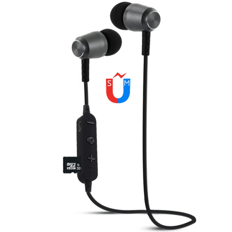 F15 Bluetooth 4.2 Hanging Neck Design Bluetooth Headset, Support Music Play & Switching & Volume Control & Answer