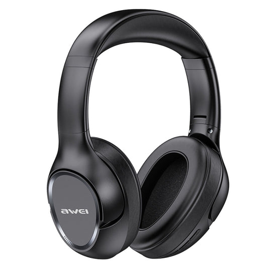 AWEI A770BL Bluetooth 5.0 wireless headset in sleek black with premium design
