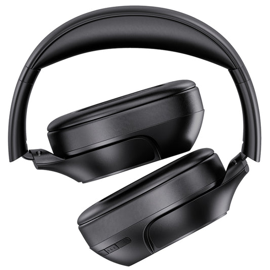 Bluetooth 5.0 wireless headset A770BL with noise-isolating ear cushions close-up