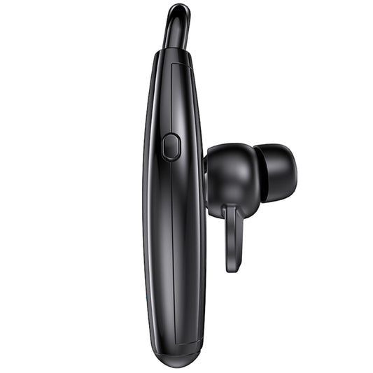 Close-up of awei N5 earbud showing touch controls and design details