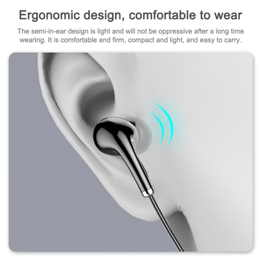awei PC-6 wired headset microphone and remote, compatible with smartphones