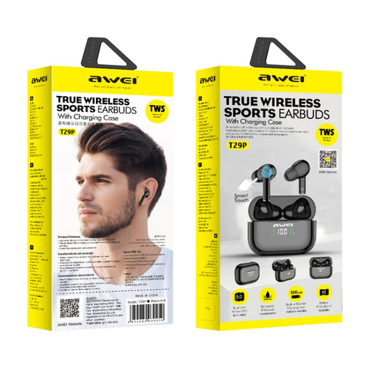 Bluetooth 5.0 TWS sports headphones in-ear fit for active workouts and running