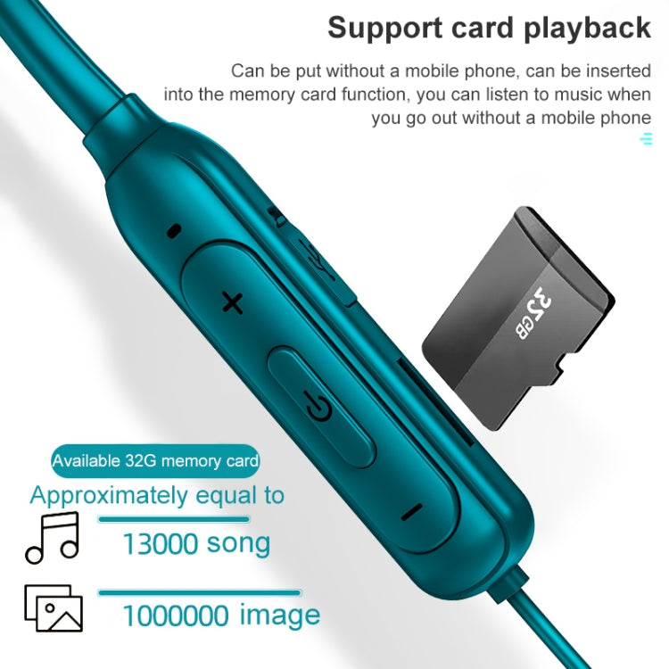 Écouteurs Bluetooth stéréo magnétiques M61 Bluetooth 5.1 Business Sport, montage sur cou