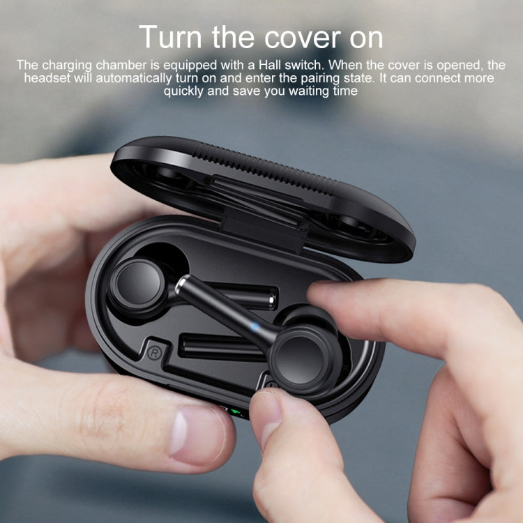 MI4 Bluetooth 5.0 LED Digital Display Intelligent Noise Reduction True Wireless Bluetooth Earphone